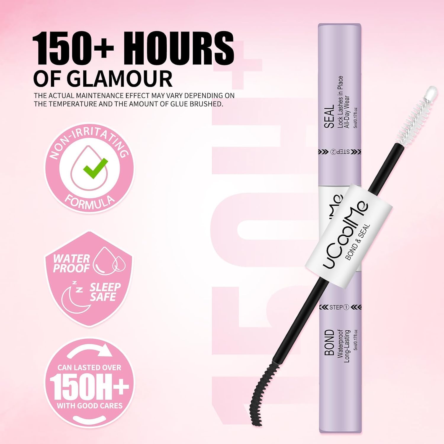 Lash Glue Remover 5ML uCoolMe for Lash Clusters Lash Bond Remover - Gentle Formula Eyelash Glue Remover for Sensitive Eyes