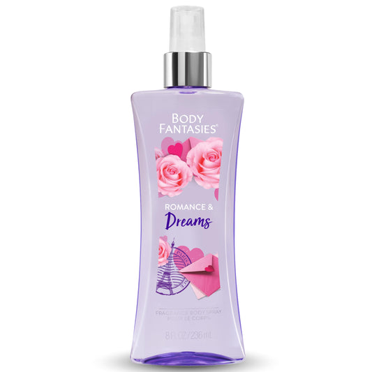 Body Fantasies Signature Fragrance Body Spray, Romance and Dreams, 8 Fluid Ounce