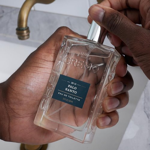 Cremo Cologne for Men - Palo Santo Mens Cologne Spray - A Combination of Bright Cardamom, Dry Papyrus and Aromiatic Palo Santo, Fragrances For Men, 3.4 Fl Oz