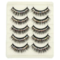 10 Pairs Diamond False Eyelashes Rhinestone Performance Eyelash Realistic Eyelash Women Eyelash Natural False Lashes Long Fake Lash Chemical Fiber Hard Stem Make up Cosmetic