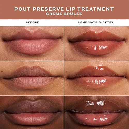 4 Pack Lip Gloss Set of Lip Gels, Tinted Lip Balm to Deepen & Enhance Moisturizing Jelly Lip Gloss - Everyday Lip Makeup - Multi-Purpose Lip Oil with Lip-specific Peptides