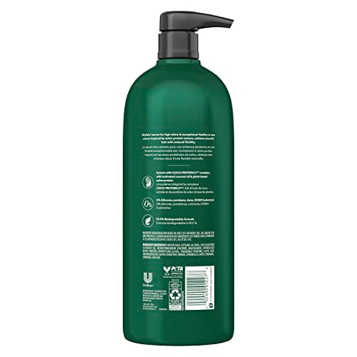 TRESemm? Cruelty-Free Pro Infusion Fluid Smooth Conditioner For Silky & Supple Hair Infused With Natural Coconut Droplets + Plant-Based Salon Protein + Niacinamide 33.8oz