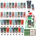 12 Set Christmas Hand Cream Gift Set, Including Moisturizing Hand Lotion, Xmas Lip Balm, Gauze Bags, Thank You Cards Natural Fragrant Bulk Christmas Gifts for Coworkers Employees Stuffers