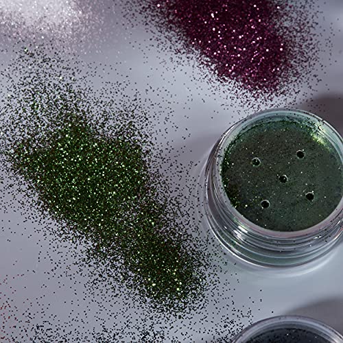 Halloween Glitter Shakers by Moon Terror - Boxset - SFX Make up, Festival Glitter for Face Body Hair, Special Effects Make up - 0.17g