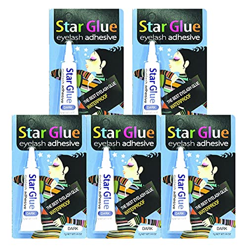 Waterproof Eyelash Adhesive Combo for Eye Shadow Mascara and Eyeliner 10 Pcs,0.24 Ounce (Pack of 10)