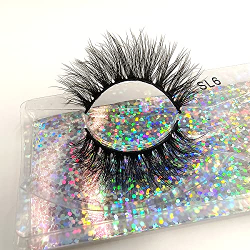 3D Faux Mink Lashes Fake Eyelashes Bulk Wholesale Fales Eyelashes 16mm Natural(30 pairs)