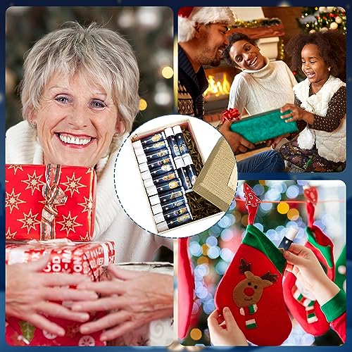 50 Pcs Christmas Nativity Lip Balm Gifts Bulk Christmas Beauty Stocking Stuffers Gift Basket Stuffers Christian Religious Holiday Party Mini Gifts for Clients Salon Xmas Treat Goodie for Women Men