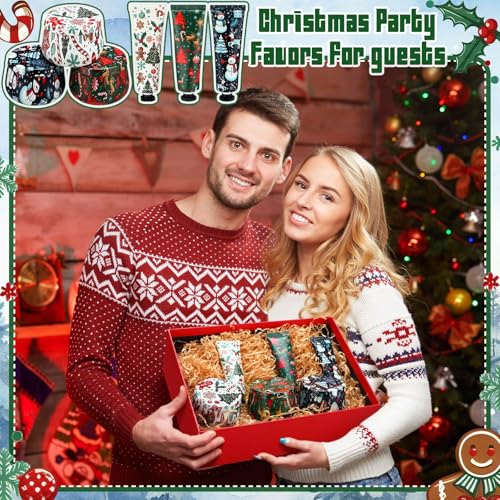 24sets/48pcs Christmas Bulk Gifts for Women 3.5oz Scented Candles & Hand Cream Lotion Set Christmas Stocking Stuffers Xmas Hand Cream Gift Relaxing Spa Set Travel Size Mini Lotion for Xmas Party Favor