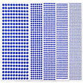Dark Blue Face Gems Eye Jewels Rhinestones Gems Crystals Temporary Tattoo Stickers Jewels for Crafts 3/4/5/6/8MM Gems Jewels Eyes Stickers Makeup Self Adhesive for DIY Crafts 3555 PCS