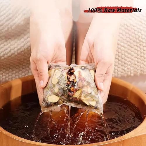 30 Pcs Body Herbal Detox Foot Soak To Remove Toxins,Lymphatic Drainage Ginger Foot Detoxing Soak for Relieve Fatigue Dispel Cold and Remove Dampness äõõ®øÜÊÅðëé±øÐ