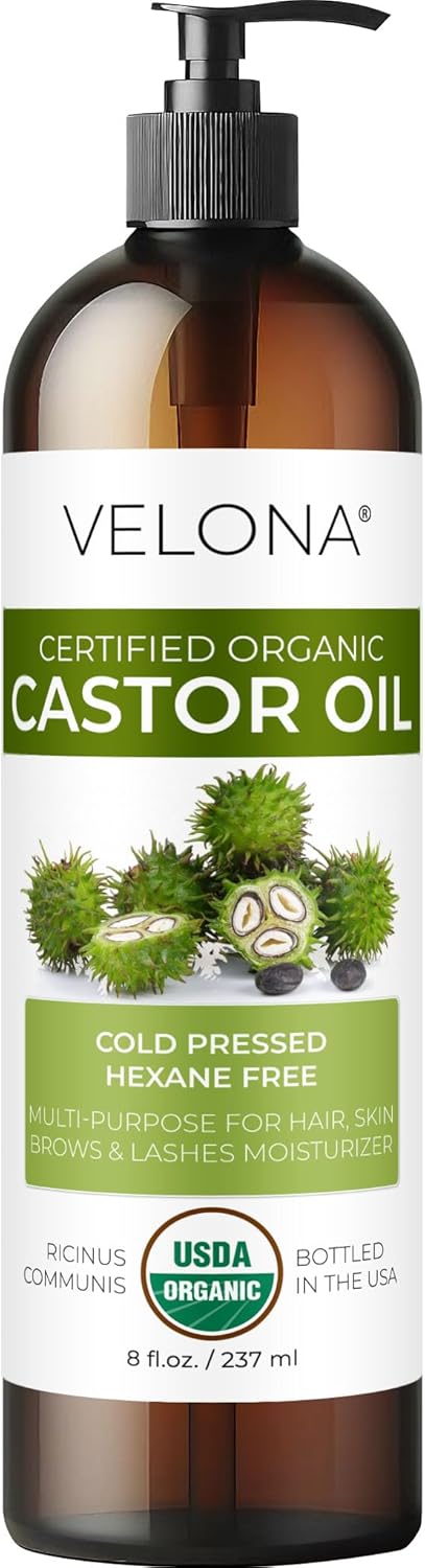 Organic Pumpkin Seed Oil - 8 Fl Oz | 100% Pure Cold Pressed Carrier Oil for Cooking & Skin Care