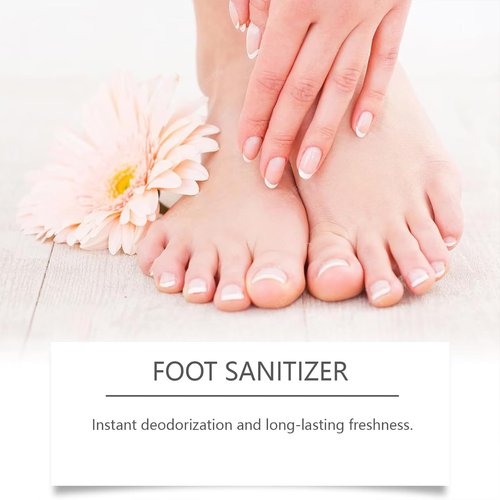Foot Sanitizer Spray with Tea Tree Oil, Foot and Nail Care Serum, with Natural Tea Tree Oil and Aloe Vera Feet Spray, Nail Solution and Foot Sanitizer Spray with Tea Tree Oil (1pc)