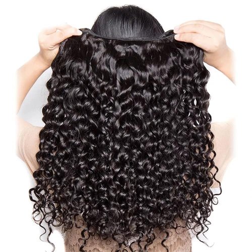 UNILO Curly Bundles Human Hair 16 18 20 Kinky Curly 3 Bundles Human Hair 100% Unprocessed Brazilian Virgin Weave Bundles Human Hair Double Weft Kinky Curly Bundles Natural Black