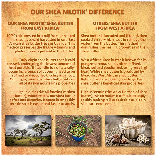 Shea Terra Organics Shea Nilotik¡¯ Oil Fragrance Free For Sensitive Skin |Natural Skin Daily Moisturizer - 8 oz