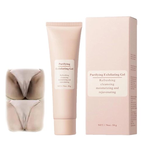 Miapina Purifying Exfoliating Gel, 2025 New Neslemy Exfoliator Cleanser, Body Moisturizing Scrub, Gentle Deep Exfoliating Facial Cleanser for All Skin Types, Cleans Dirt & Oils (1pc, 1.76oz)