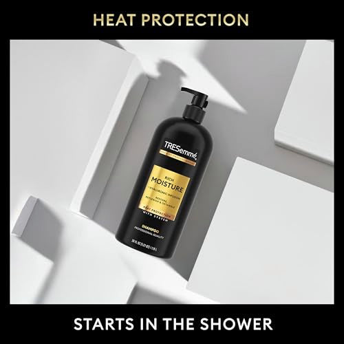 TRESemm? Rich Moisture Hydrating Shampoo with Pump for Dry Hair Formulated With Pro Style Technology 39 Fl Oz