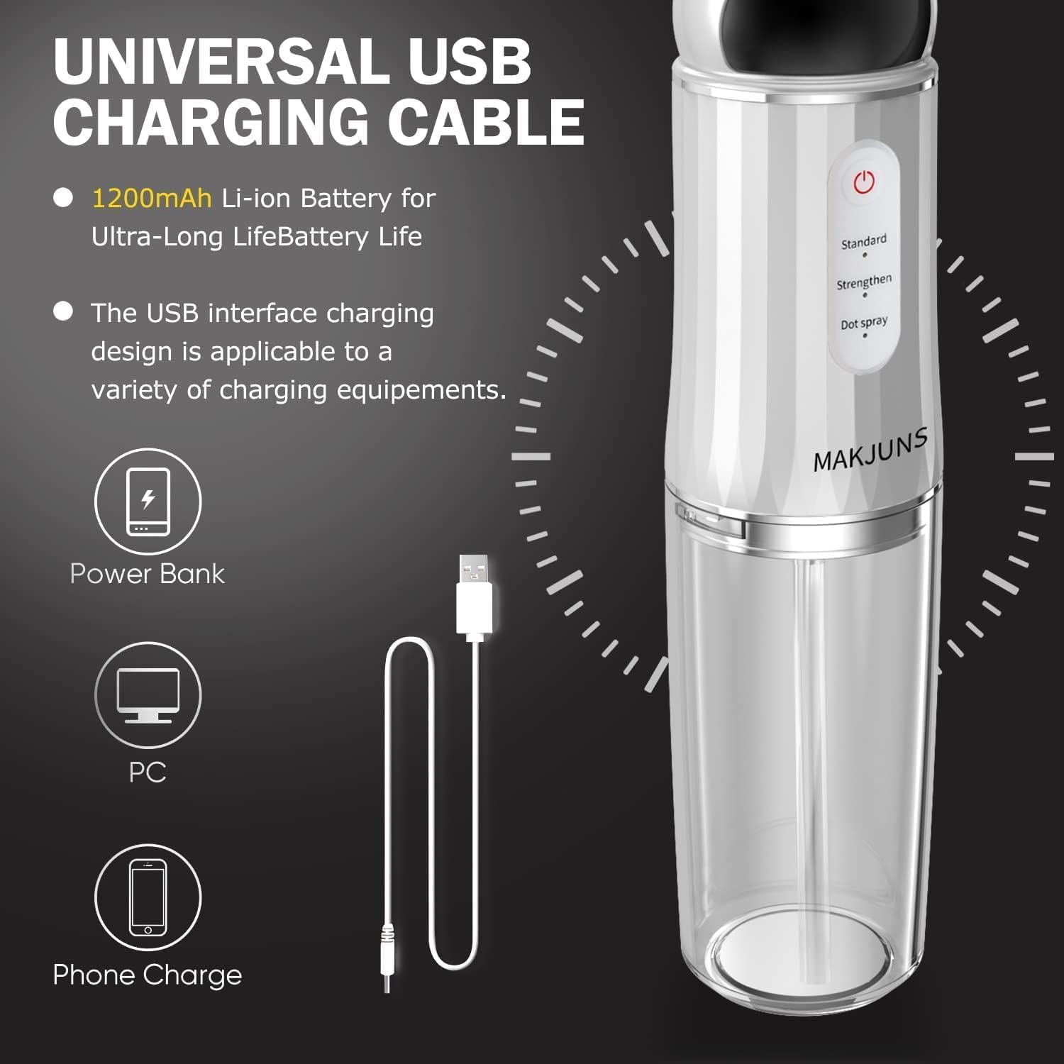 Water-Flosser-Cordless-Teeth-Cleaner Somall Water Dental Flosser with 3 Modes 4 Jets Rechargeable Dental Oral Irrigator for Home Travel (Premium Black)