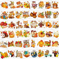 HOWAF 96 Pieces Fall Temporary Tattoos, Fall themed Tattoos for kids, Maple Leaves Pumpkin Fake Temp Tattoo for Fall Thanksgiving Decorations Autumn Stickers