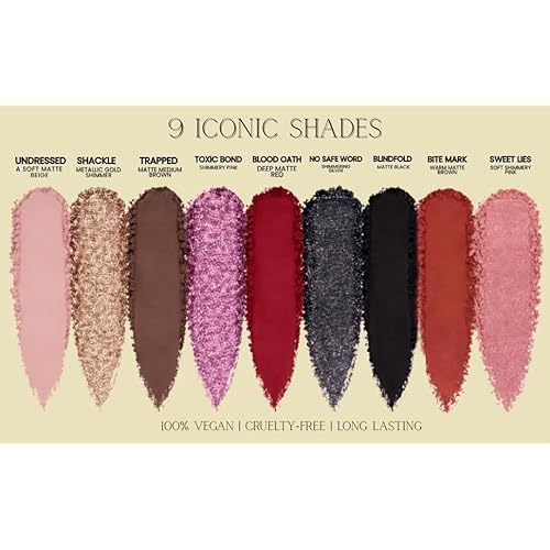 Chokehold Palette ? Vegan Eyeshadow Palette with Blush & Highlighter, 7 Highly Pigmented Matte & Shimmer Shades, Cruelty-Free Makeup Palette