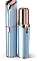 Facial Hair Remover for Women - as Seen on TV Painless Face Shaver - Electric Hair Removal Device for Face Lips Peach Fuzz with Light (Rose Gold)