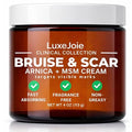 LuxeJoie Bruise & Scar Cream for Thin, Delicate Skin | Arnica Montana + MSM | Fast Absorbing, Fragrance Free | Supports Appearance of Visible Bruising & Discoloration | 4 oz