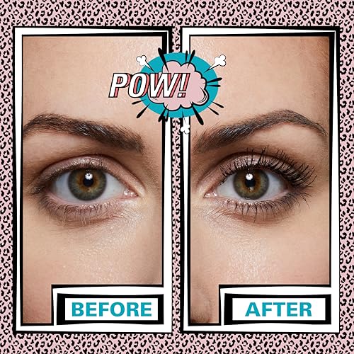 Revolution, 5D Lash Pow Mascara, Lengthening & Volumizing Effect, Thickening Black Formula, Vegan & Cruelty-Free, 0.41 fl oz