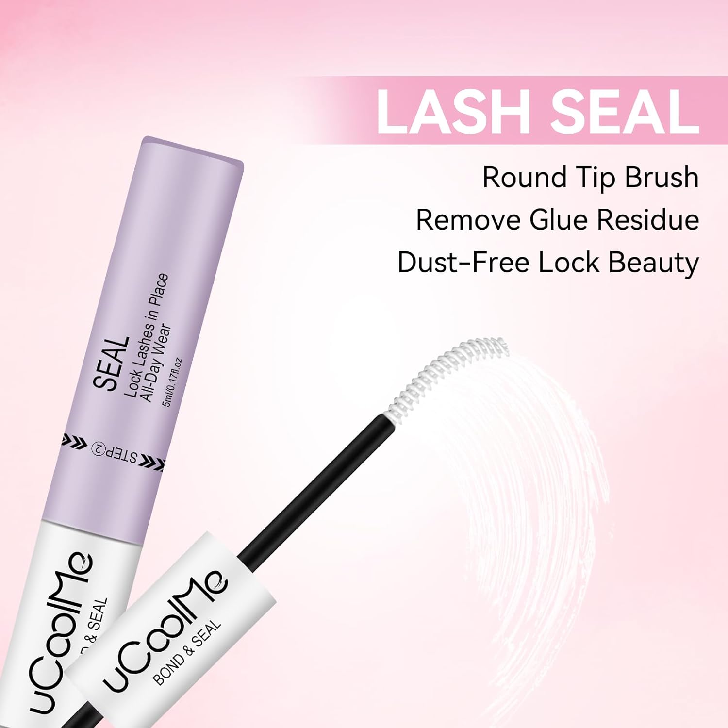 Lash Glue Remover 5ML uCoolMe for Lash Clusters Lash Bond Remover - Gentle Formula Eyelash Glue Remover for Sensitive Eyes