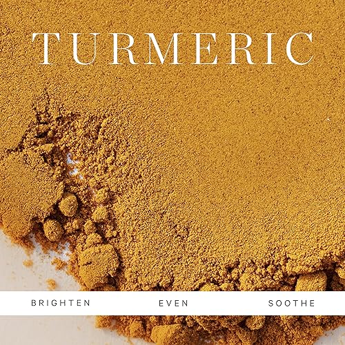 KORA Organics Turmeric Brightening & Exfoliating Mask, Multi-Use Facial Scrub, Polish & Illuminate, Certified Organic Exfoliating Face Mask, Cruelty Free Exfoliator - 3.38 fl oz