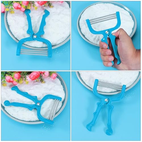 FRCOLOR Facial Hair Remover Threading Tool Manual Epilator for Women Quick Root Hair Removal Smooth Skin Beauty Tool Set