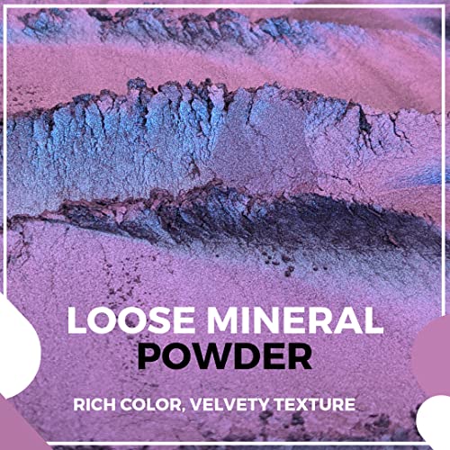 Concrete Minerals MultiChrome Eyeshadow, Intense Color Shifting, Longer-Lasting With No Creasing, 100% Vegan and Cruelty Free, Handmade in USA, 1.5 Grams Loose Mineral Powder (Voodoo Dolly)