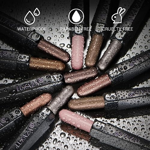 6PCS Cream Eyeshadow Stick Makeup Sets, Metallic And Matte Shimmer Eye Shadow Eye Brightener Stick Pencil Crayon, A01-Brown Neutral