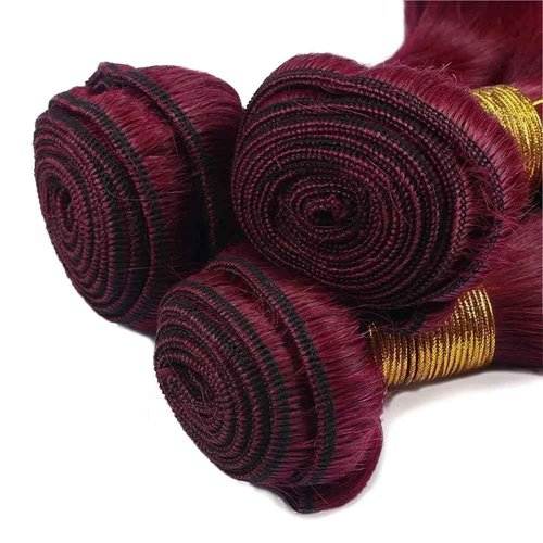 28 inch Burgundy Human Hair Bundles 99J Body Wave Hair Bundle Brazilian Remy Red Bundles Dark Burgundy Color