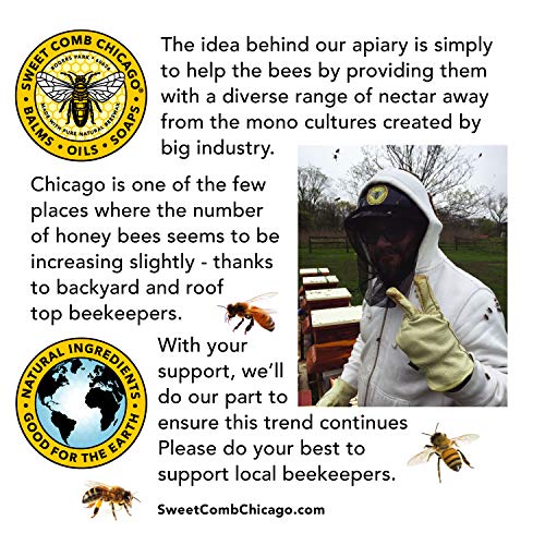 Beeswax Beard Conditioner: NATURAL Refreshing Beard Care, STRENGTHENS and SOFTENS Beards & Mustaches - Leave in Conditioner. Great for Father's Day, Birthdays and Christmas Gifts 4 oz