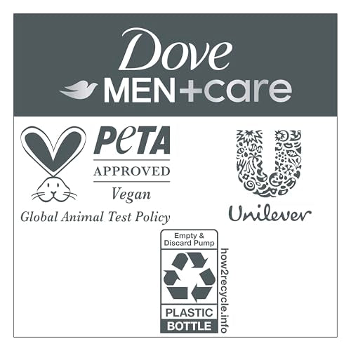 DOVE MEN+CARE 2-in-1 Shampoo + Conditioner Anti-Dandruff 1 ct to Improve Scalp Health, with Pyrithione Zinc, 18 oz