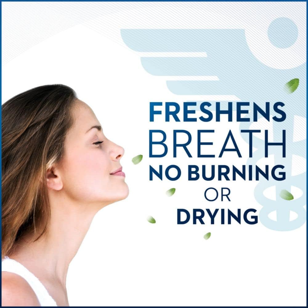 Oral-B Dry Mouth Mouthwash - Moisturizing Mint Flavor, 16 Fl Oz for Fresh Breath