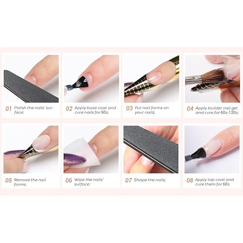 AIJIMEI Gel Builder Hard Gel Builder GelNail GelBuilderGel for NailsGel Extension Nail Kit for NailsGelBuilder for NailsBuilderGel in a Bottle (SETA)
