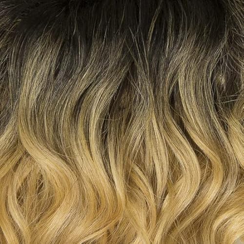 BOBBI BOSS Bobbi Boss Synthetic Hair 13x4 HD Lace Front Wig - MLF251 ARYA, Long Curly Hair Wig with Pre-Plucked Hairline, Safe High