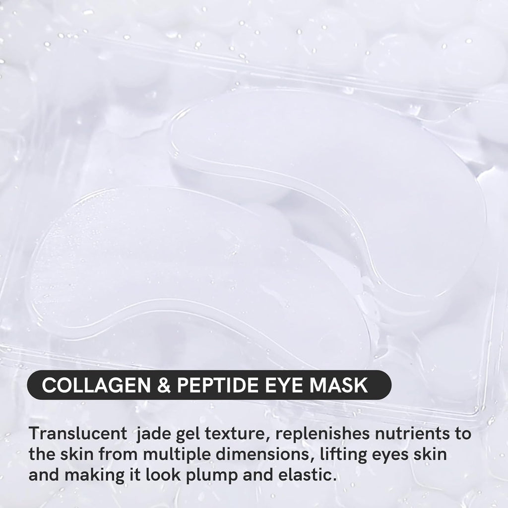 Under Eye Patches Gold and Hyaluronic Acid for puffy eyes,Rose Eye Masks for Dark Circles and Puffiness skin care Smooth Wrinkles products 30 Pairs