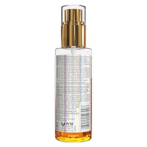 Dove Damage Therapy Intensive Repair with Amino Serum Bi-Phase Serum + Oil Hair Spray for Shine, Frizz Control, and Split Ends 3.9 oz