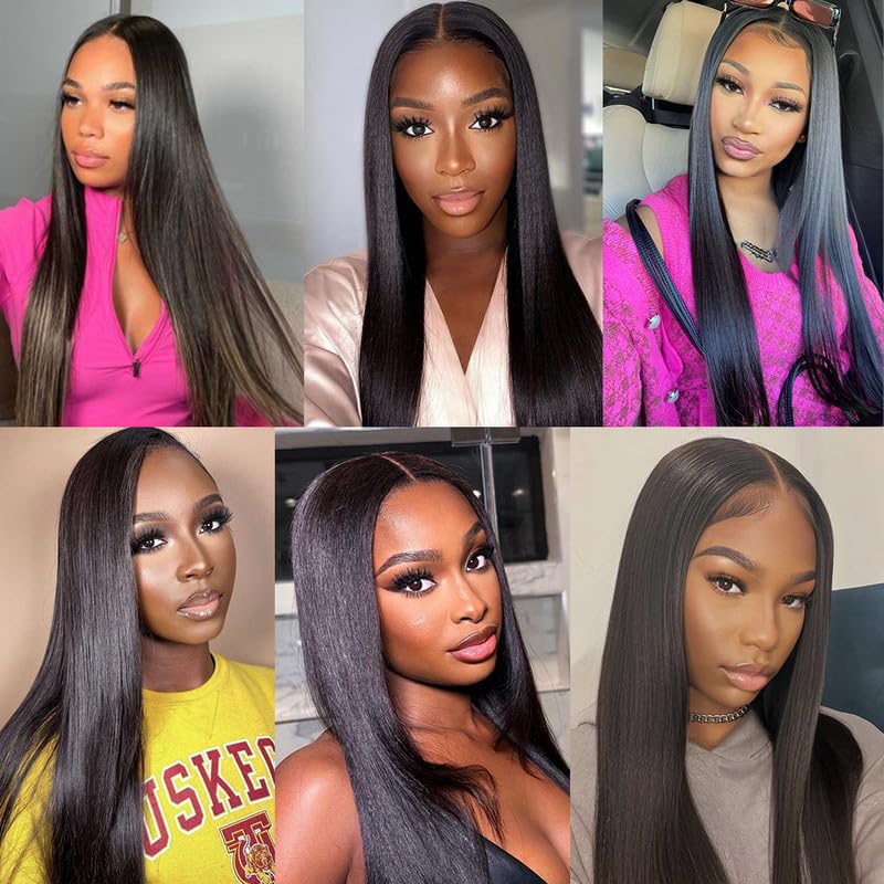 ShowJarlly Hair Extensions Tape in Hair Extensions Human Hair Natural Black Straight Hair Extensions 20PCS 50 Grams Tape Ins Human Hair Extensions 24 Inch Soft Skin Weft and Invisible Hair Extensions