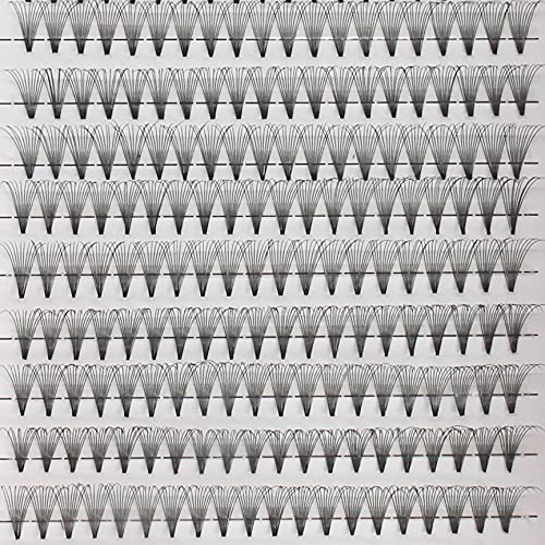Bodermincer Lashes 10D D Curl 300pcs Large Pack Premade Russian Volume Fans Mink Eyelashes Lash Pre made Eyelash Extensions Supplies (10mm)