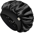YANIBEST Silk Bonnet for Men Women Hair Bonnet for Sleeping Double Layer Satin Bonnets for Black Women Curly Hair Sleep Cap