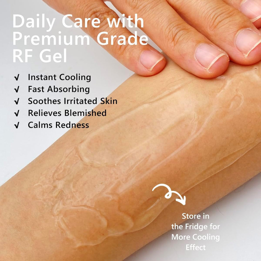 Radio Frequency Gel for Use with RF Facial Machine, Conductive Gel for Face Microcurrent, Use for Skin Soothing and Hydrating, 300g Tube