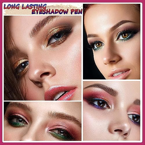Silver Gray Eyeshadow Stick Makeup, Cream Shimmer Eye Shadow Pencil, Hypoallergenic Waterproof Long Lasting Crayon, Smooth Glitter Primer Palette Eyeliner Make up