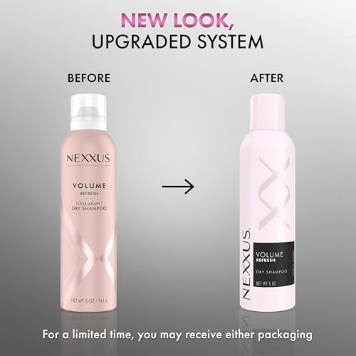 Nexxus Styling Refreshing for Hair Volume Volume Refresh Dry Shampoo Powered by FLEXX-ADAPT Technology and Infused with a Protein Complex 5 oz