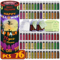 Yopela 76 Pack Halloween Natural Lip Balm Bulk with Vitamin E and Coconut Oil Lip Care Set - Moisturizing, Soothing, and Repairing Dry and Chapped Lips