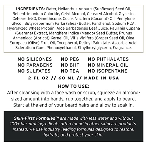 Supply Fortifying Beard Conditioner ? Fast-Absorbing, Plant-Based Formula to Soften, Strengthen & Nourish Beard and Skin ? Supports a Healthier, Softer Beard ? 3.4oz