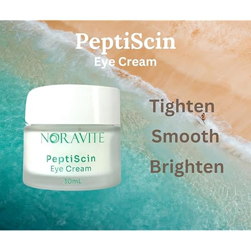 PeptiScin - Peptide Eye Cream with Hyaluronic Acid and Escin | Rich Moisturizing Dark Circle Eye Cream | Brightens and Tones -
