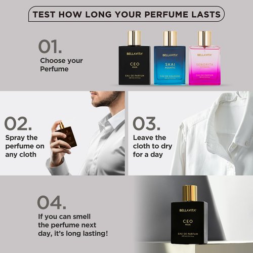 BellaVita Luxury CEO Man & G.O.A.T. Eau De Parfum Combo for Men | Long-Lasting Fragrances with Citrus, Lavender, Patchouli & Agarwood | Vegan & Cruelty-Free | Gift Set for Men