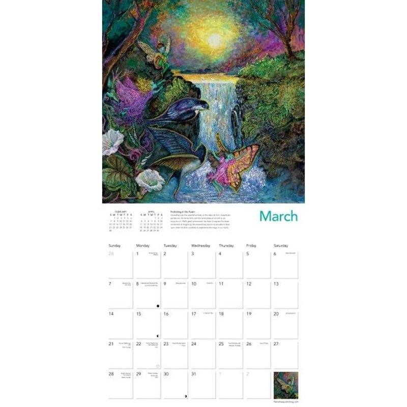 Josephine Wall Celestial Journeys 2027 Art Calendar - Spiritual & Fantasy Wall Calendar